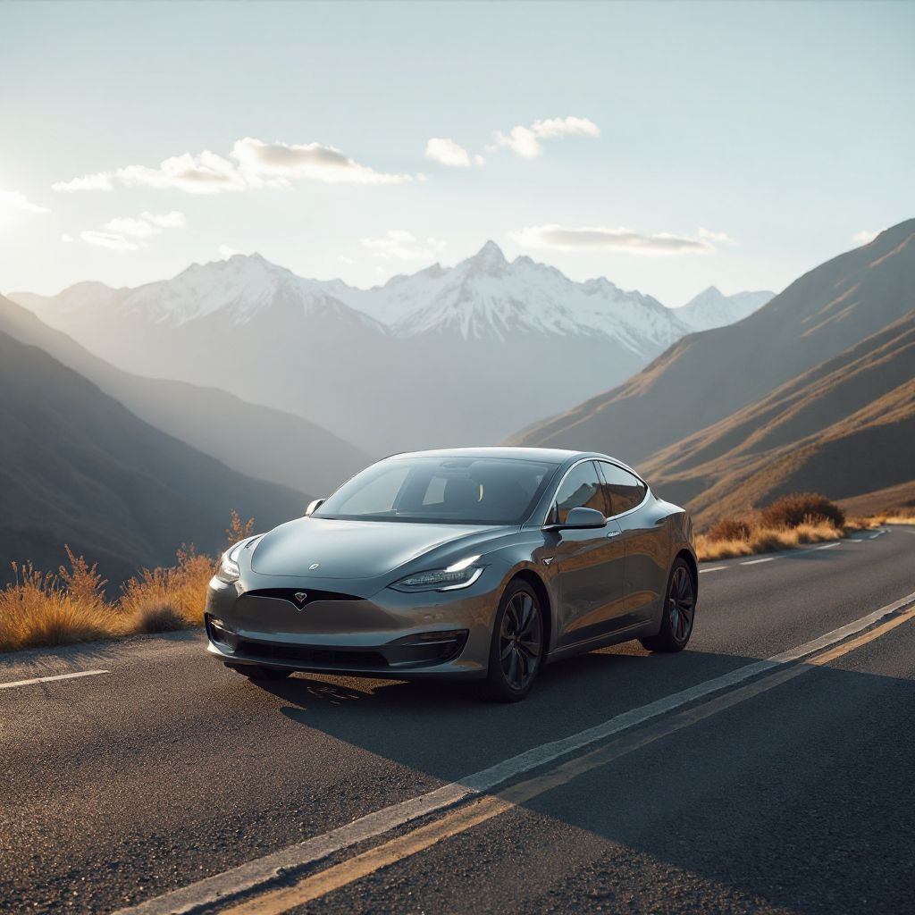 Modelo sedán eléctrico