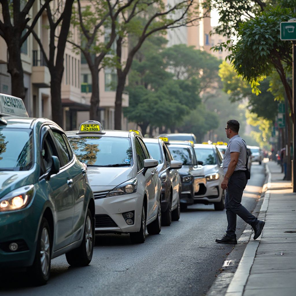 Flota de taxis eléctricos